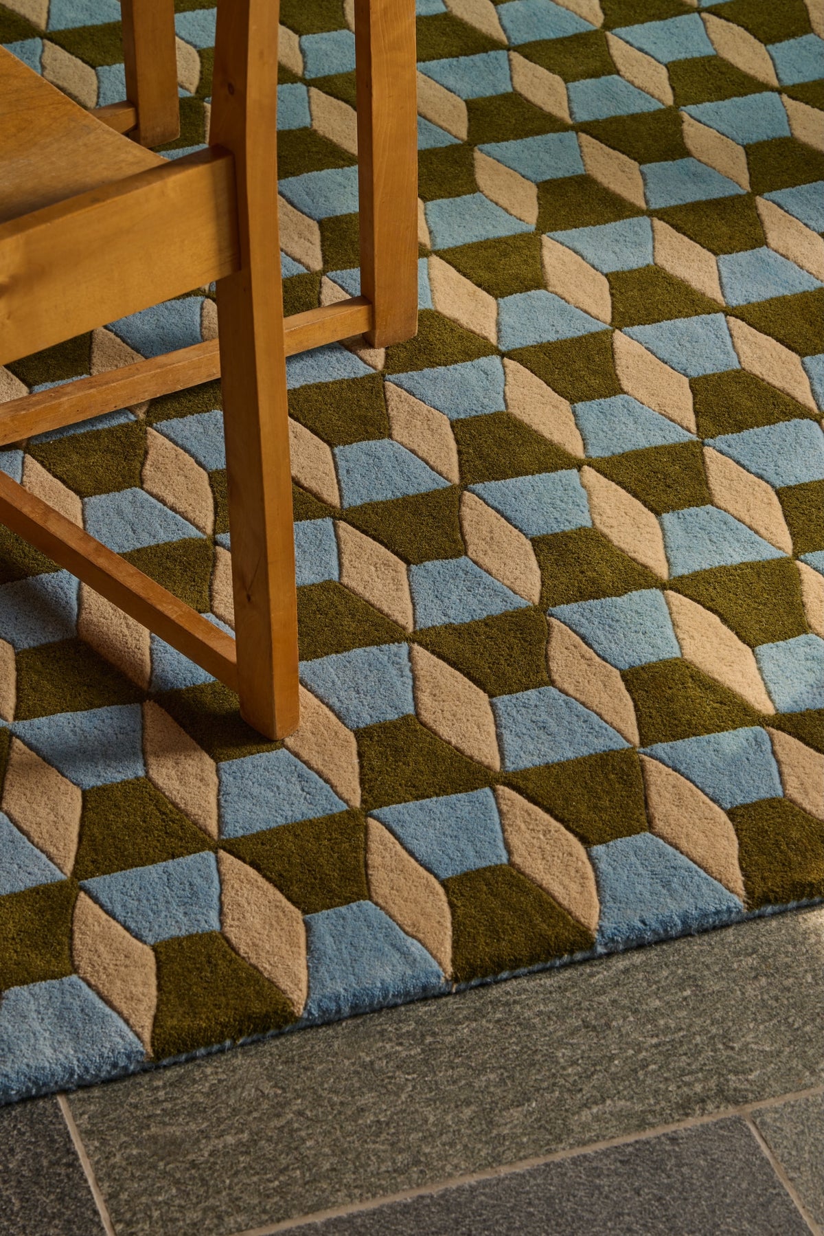 Olive Green, Powder Blue, Oat - Groove